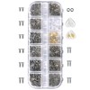 Eyeglass Repair Kit with Glasses Screws - Contains Precision Screwdriver