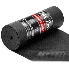 Professional Tool Box Liner 16” x 16 ft, Heavy Duty Tool Box Foam 3mm Thick to Protect Tools and Box, Grid-Line Non Slip Toolbox Drawer Liners Shelf Mat for Workbench, Cabinet, Shelves, Garage (Black)