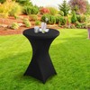 Tablecloth Set of 2 Stretch Bar Table Covers Set Washable