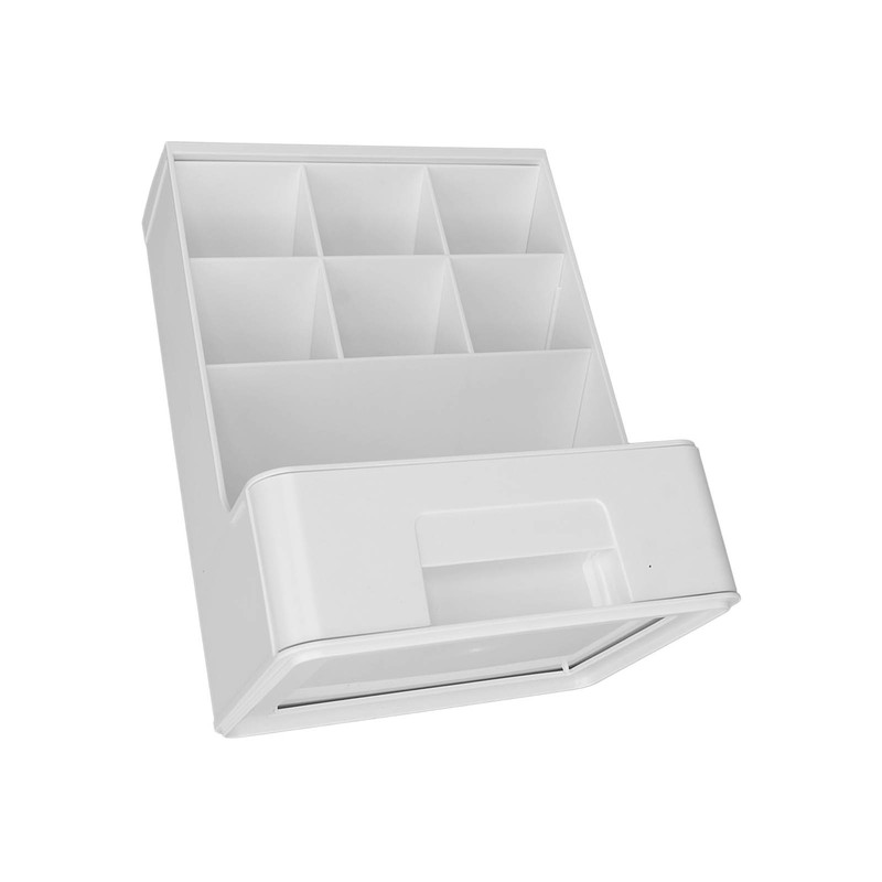 Storage Box Oblique Plug in Design Large Capacity Plastic Pen