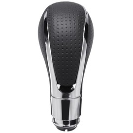 Black Perforated/Punched Gear Knob Compatible / Replacement Part for Vauxhall Insignia 2008-2017, Astra J 2009-2015, Meriva B, Zafira C