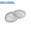 sourcing map Round Soffit Vents 2 inch, 8Pcs Light Grey