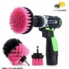 CarCarez 3 Pcs/set Drill Brush Power Scrubber Drill Attachments Cleaning