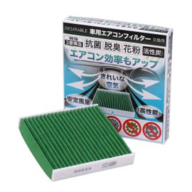 Desirable Original Replacement Air Conditioner Filter for Suzuki and Mazda Vehicles with Special 3-Layer Structure & Activated Carbon, Wagon R, Stingray Spacia, Alto Carol, Flare, Flare Wagon, Etc.