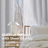 BGment Room Darkening Curtains with Sheer Overlay, Thermal Insulated Double