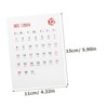 LALAFINA Desk Calendar Memo Pad 12 Sheets of 2024 Calendar