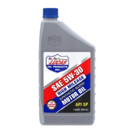 Lucas Oil 11266 Synthetic Blend SAE 5W-30 High Mileage API SP Motor Oil - 6 Pack