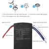 Jiawu Ceiling Fan Light Remote Control Kit High Compatibility Timer