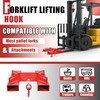KUAFU Universal Forklift Lifting Hook 6600 LBS Capacity Forklift Lifting