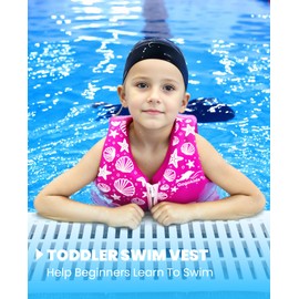 Gogokids Kids Swim Vest Float Jacket - Boys' and Girls' Floaties Swimsuit Buoyancy Swimwear