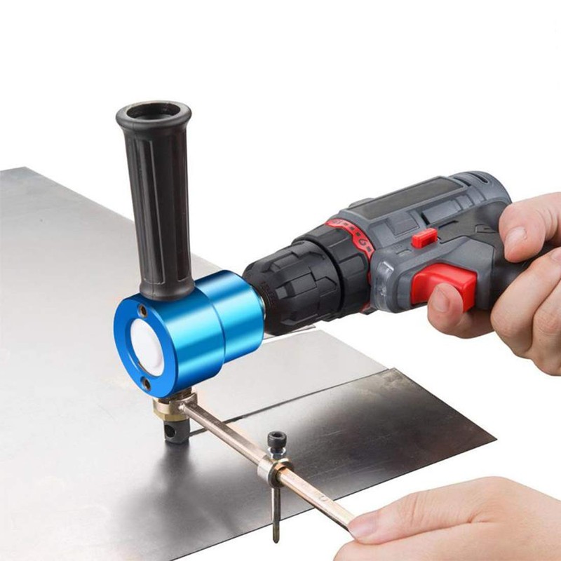 Dicfeos Double Head Metal Sheet Nibbler Cutter with Circle Cutting