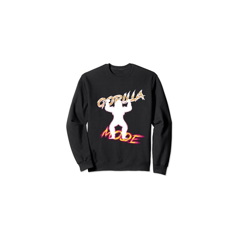 Gorilla Mode Gorilla Gym für Muskeln Gorilla Fitness Logo Sweatshirt