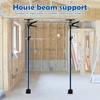 Goldshire 4 Pack Adjustable Support Pole, Construction Rods for Cabinet