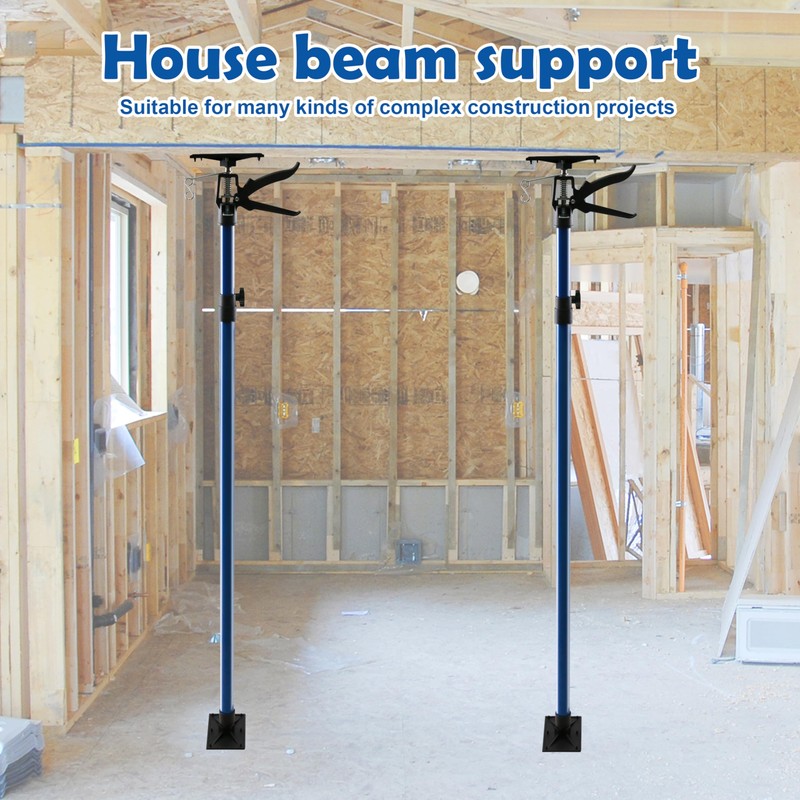 Goldshire 4 Pack Adjustable Support Pole, Construction Rods for Cabinet