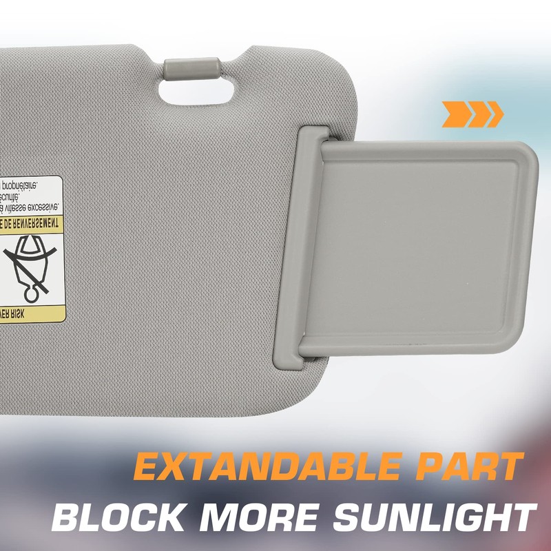 TadaMark Left Driver Side Sun Visor Fit for Mazda CX-9