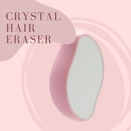 Borrador de pelo de cristal, depiladora para mujeres y hombres, herramienta reutilizable para depilación y exfoliación, borrador de vello facial y cor