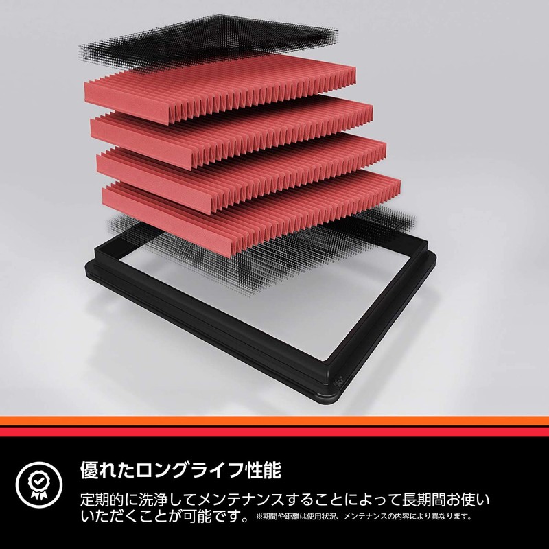 K&N 33 Replacement Air Filter, Genuine