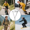 Favanty Non-Slip Glasses Strap, Side-Clip Adjustable, 3PCS Black