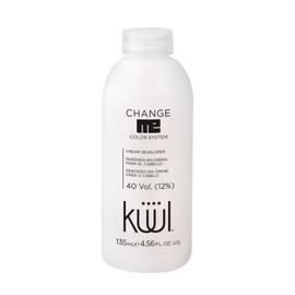 KÜÜL - Change Me Peróxido en Crema 40 Volúmenes 135 ml, para Cabello, Fórmula Avanzada para Aclaración, Cuida del Cabello, Promueve Oxigenación y Eliminación de Pigmentos Naturales o Artificiales