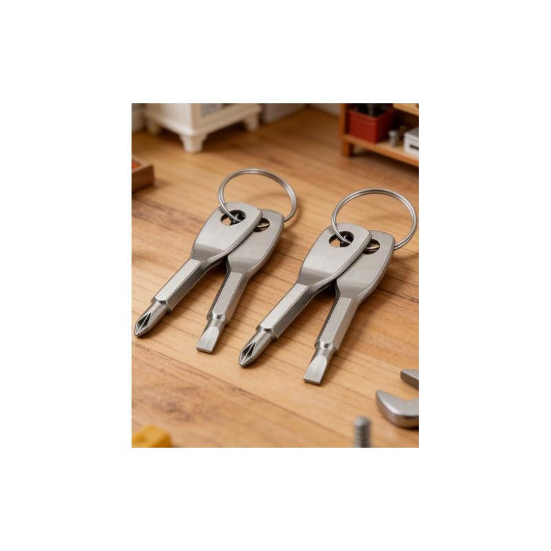 2Pack Pocket Screwdriver Set- Best Stocking Stuffers - EDC Keychain