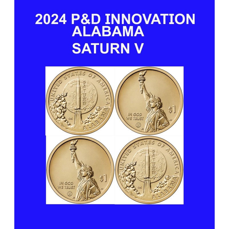 2024 P OR D Alabama American Innovation $1-SATURN V Mint
