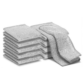 HHONGDU Multi Functional Metal Silver Wire Dishwashing Cloth Can Be Used for Dry Cleaning and Wet Washing Making It Easy to Clean Surfaces Such as Sinks Stoves And Countertops (15)