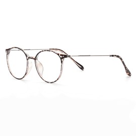 KAEOISFU Modische Ovale Superleicht Lesebrille für Damen und Herren, Runden Blaulichtfilter Computerbrille,Computer Lese brille mit Sehstärke