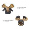 2 Way Ball Valve Durable Brass Plastic Valve Switch 3/4in
