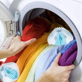 6 Stücke Tierhaarentferner Waschmaschine, Fusselbälle Waschmaschine Hundehaarentferner Wäscheball Wiederverwendbar Haarfänger Waschmaschine Fusselball für Hundehaare