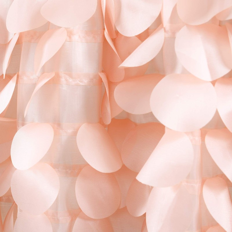 Lush Décor Lush Decor, 14” x 70”, Blush Gigi Valance