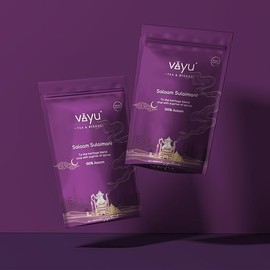 Vayu Tea & Blends - Salaam Sulemani | 100% Assam & a Heritage Blend | Sweet & Spicy Chai with Clove, Liquorise, Cardamom & Rose | Loose Leaf Pouch (180 grams)