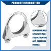 VekAuto Round U Bolt Muffler Exhaust Clamps for Car /
