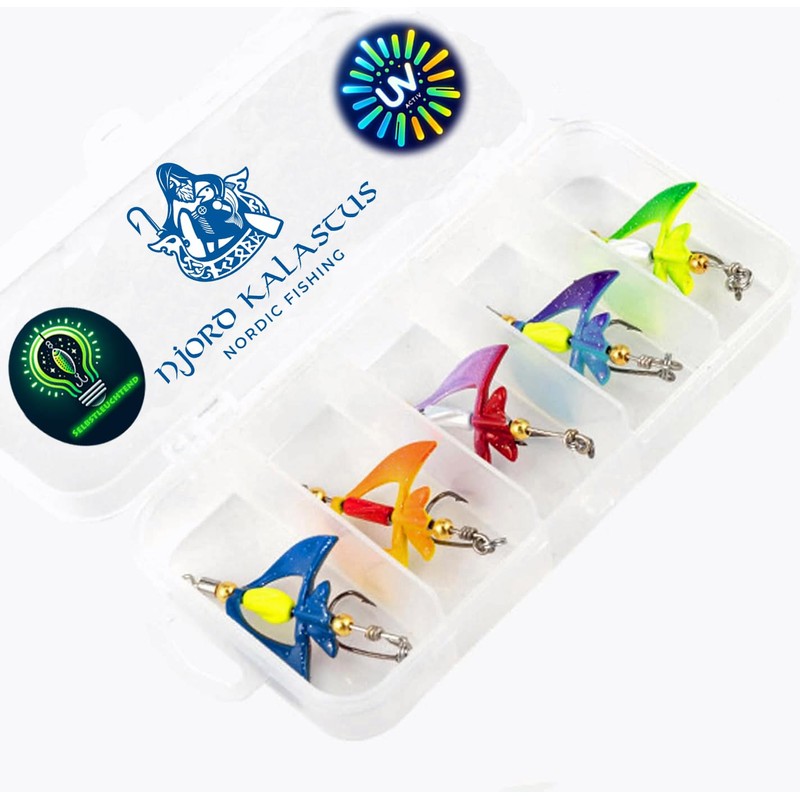Njord Kalastus Messeneuheit 2025 Wing Spoons Forelle Set 4,5g UV
