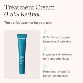 MDacne — Retinol 0.25% y Niacinamida 2% Crema de tratamiento, reduce las manchas y mejora la textura de la piel sin irritación