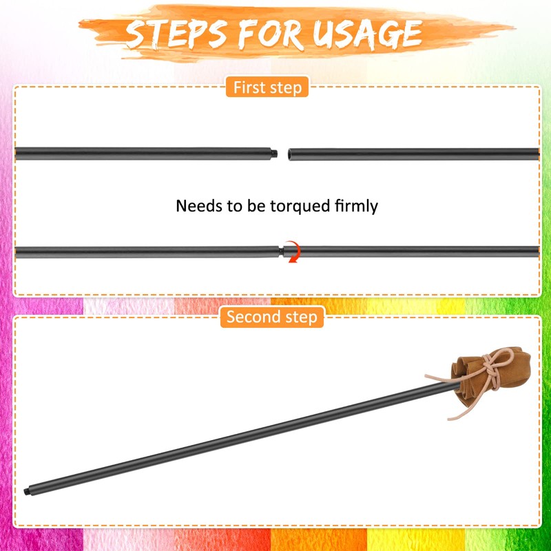Mahl Stick for Steadying Painter Hand 32.7 Inch Artists Drawing