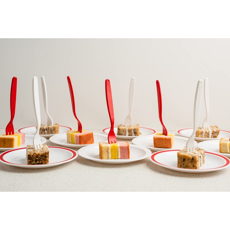 Harfield Small Cutlery Set - Red Reusable Virtually Unbreakable Polycarbonate