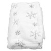 35.4in Christmas Tree Skirt Round Shape Soft Comfortable White Christmas