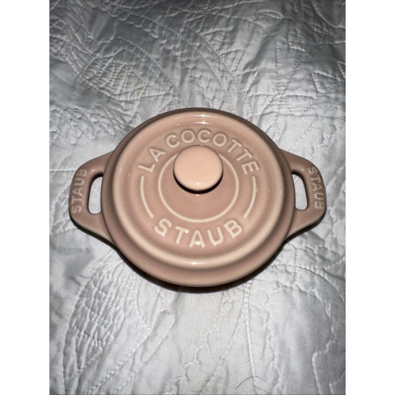 Staub New STAUB Mini La Cocotte Light Pink Ceramic Casserole