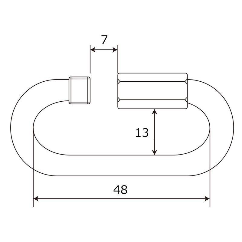 aiai stainless steel catch 15-712 6mm