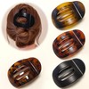 Nalodu Flat Hair Claw Clips for Women Curved Design French
