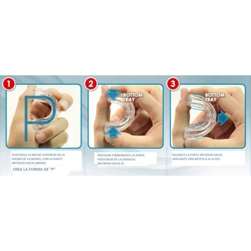 ParaTO2 Dispositivo De Avance Mandibular. Ajuste Fácil Y Múltiple