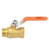 Ball Valve,DN20 3/4 inch Thread Male and Female Brass Pipe