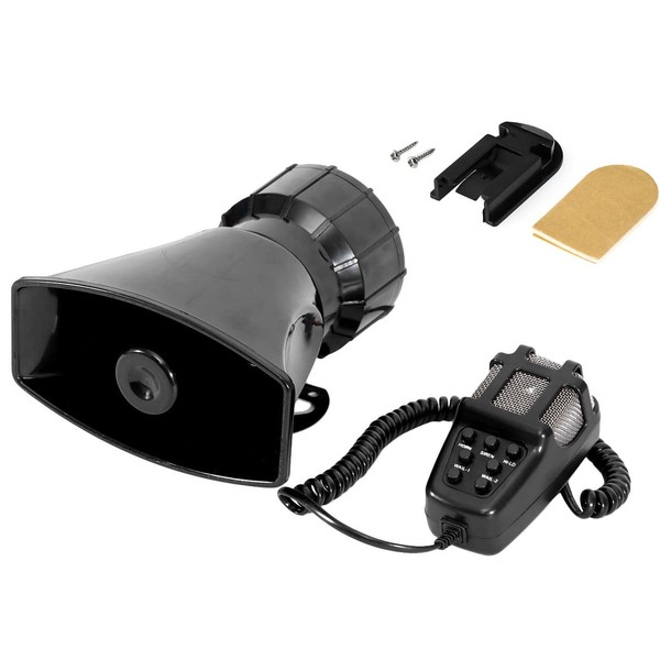 PARTOL Car PA System Truck Siren Horn 7 Tone Sound