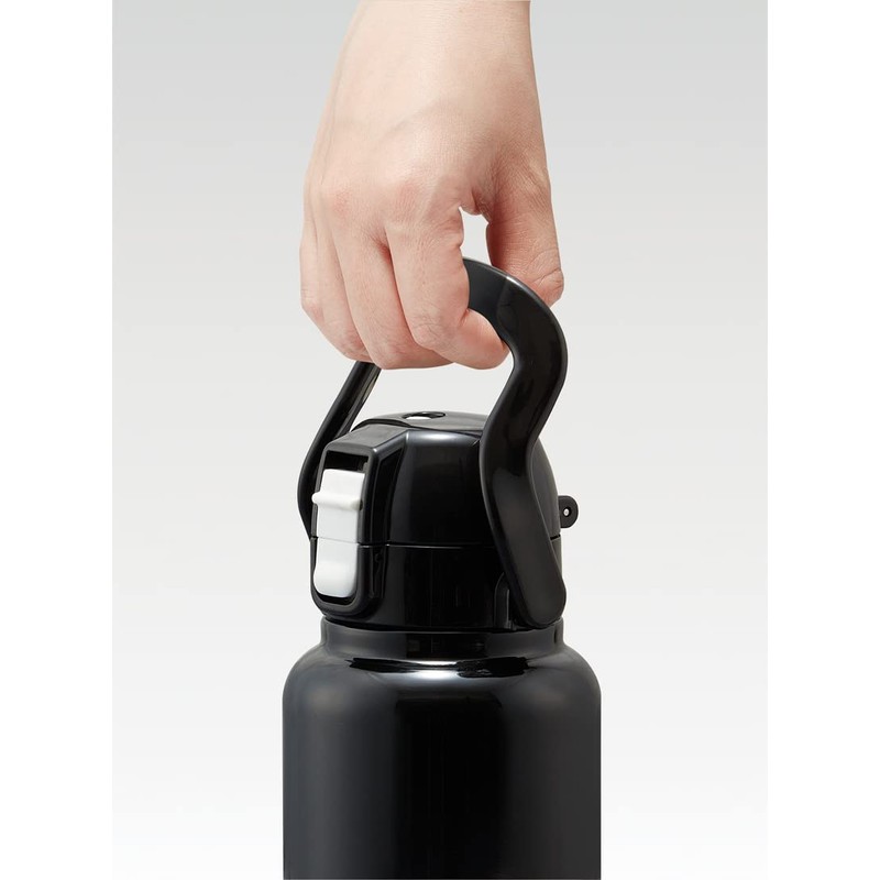 Skater STD10H-A Snoopy Stainless Steel Direct Bottle with Handle, 33.8