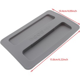 OZXNO Toaster Cover/Lid 2 Slice Silicone Bread Machine/Maker Upper Cover Washable Toaster Appliance Top Cover (Grey)