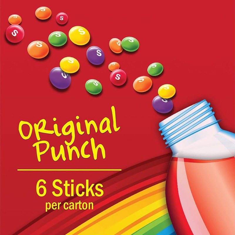 Skittles Drink Mix Original Punch Singles To Go 15.5g