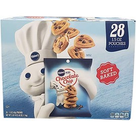 Pillsbury Mini Chocolate Chip Cookies 28 X 1.5 Oz Net Wt (42 Oz),