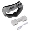 VR Cooling Fan Face Pad, Knob Adjustable Comfortable Protein Leather