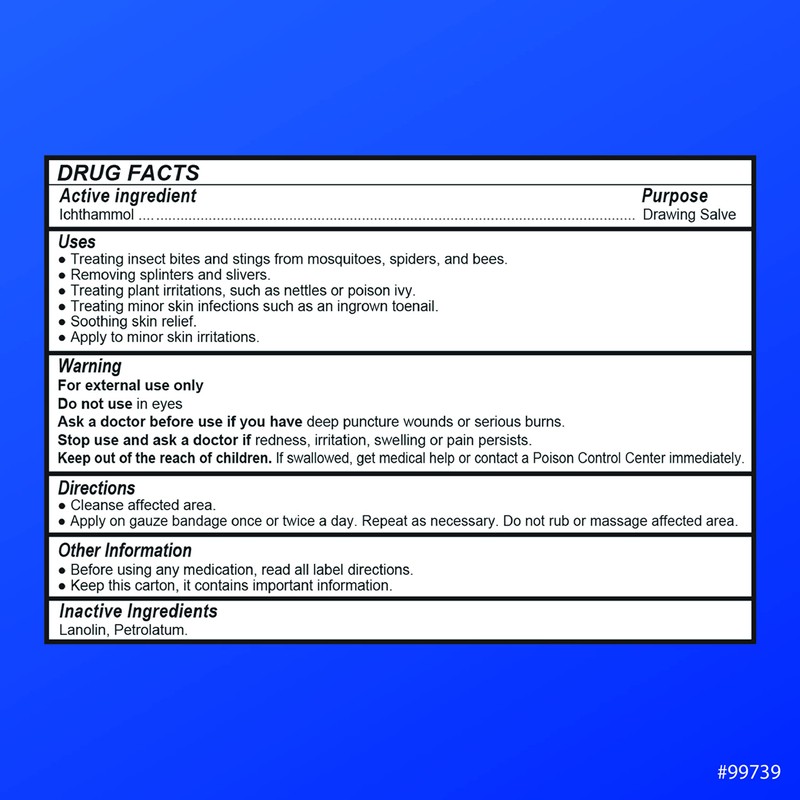 Quality Choice Ichthammol Ointment 20%, Advanced Drawing Salve, Soothing Skin