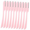 TOVINANNA 10pcs Eyebrow Trimmer Portable Razor Makeup Tools Set Ergonomic for Safe Shaving